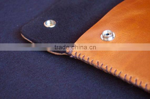 For Ipad case Bag with Italian craft-For ipad radiation protection leather case 100% handmade