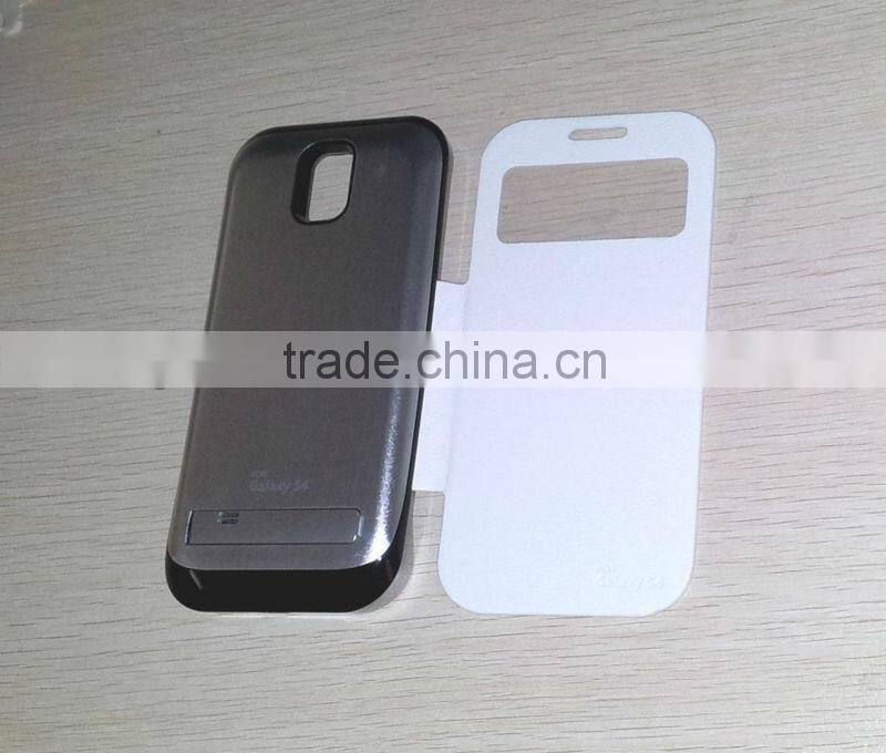 battery for sumsung S4 3200 mAh with aluminium alloy smart case