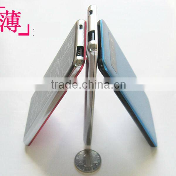 portable charger power bank 4000mAh with Intelligent protective chips