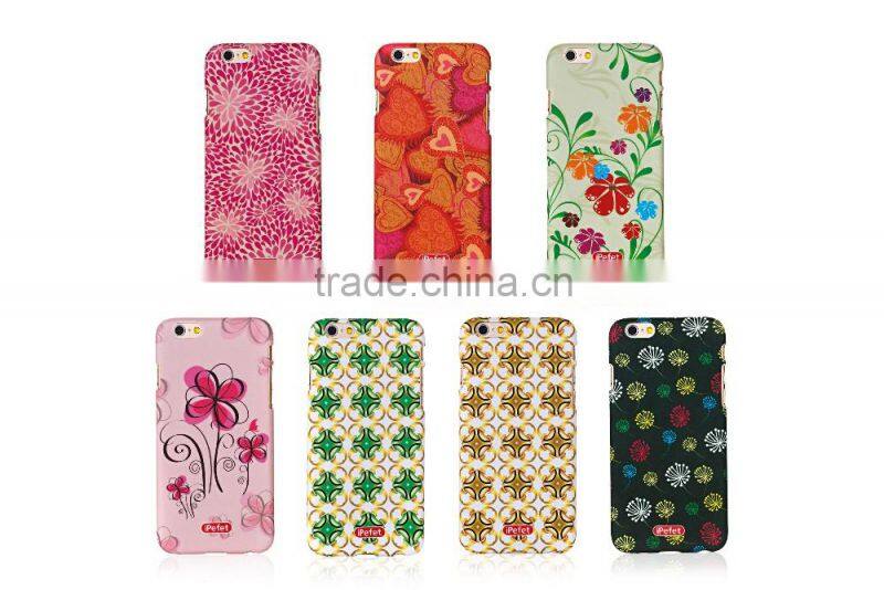 High Quality TPU Phone Case with UV Flower Printing for Girls