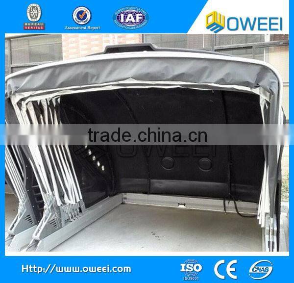 Solar power mobile car garage with CE