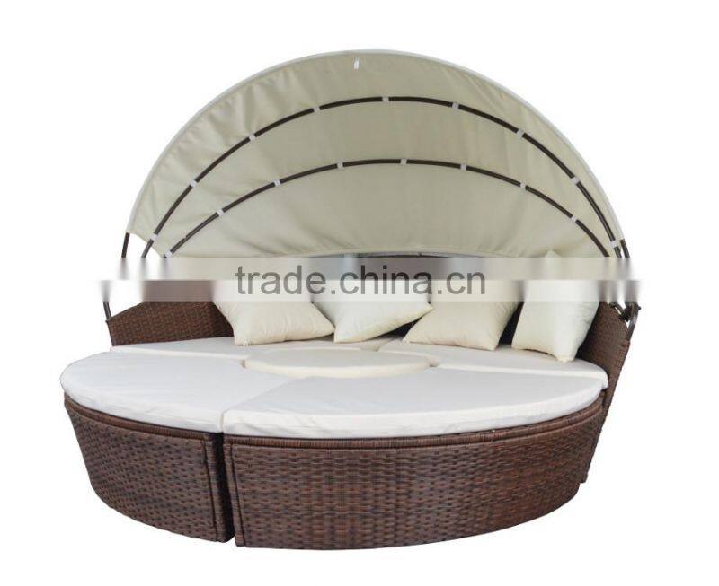 promotional patio leisure outdoor wicker sofa canopy