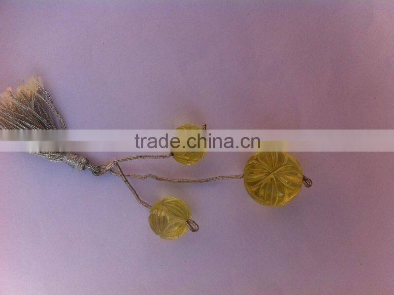 Lemon Topaz pendant earring set