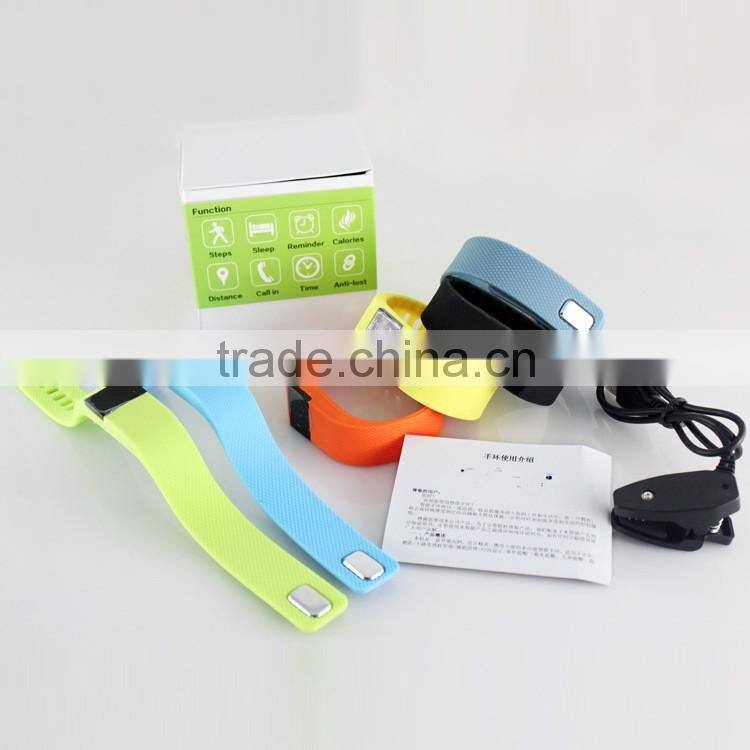Hot OLED Screen TW64 Smart Wristband Bluetooth Sport Wristband Sleep Monitoring Fitness Tracker