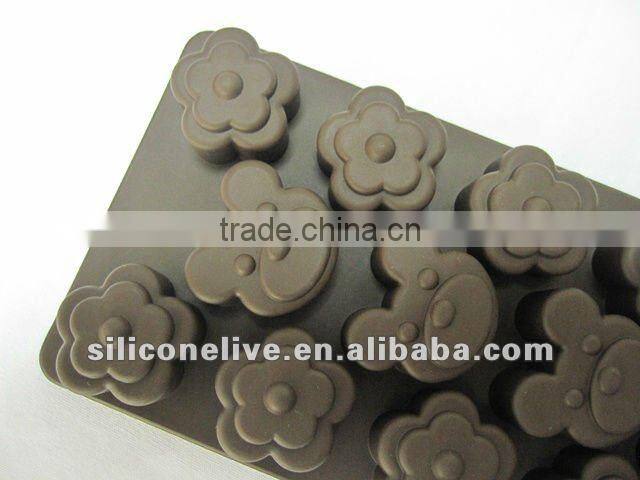 flexible Winnie bear shape silicone ice tray