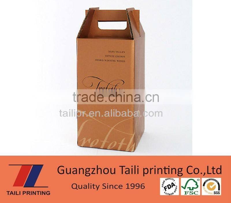 Most popular paper wine shipping box custom