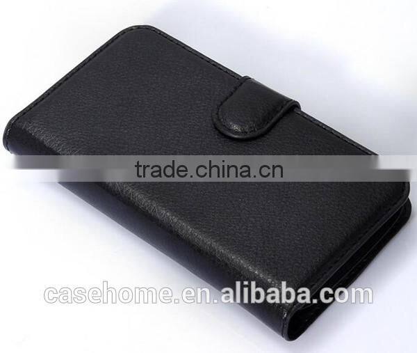 Lichi Pattern PU Leather Flip Cover for French Wiko IGGY Phone Case