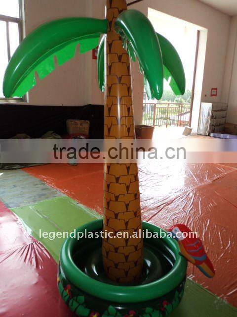 pvc inflatable coconut tree wine pool cooler