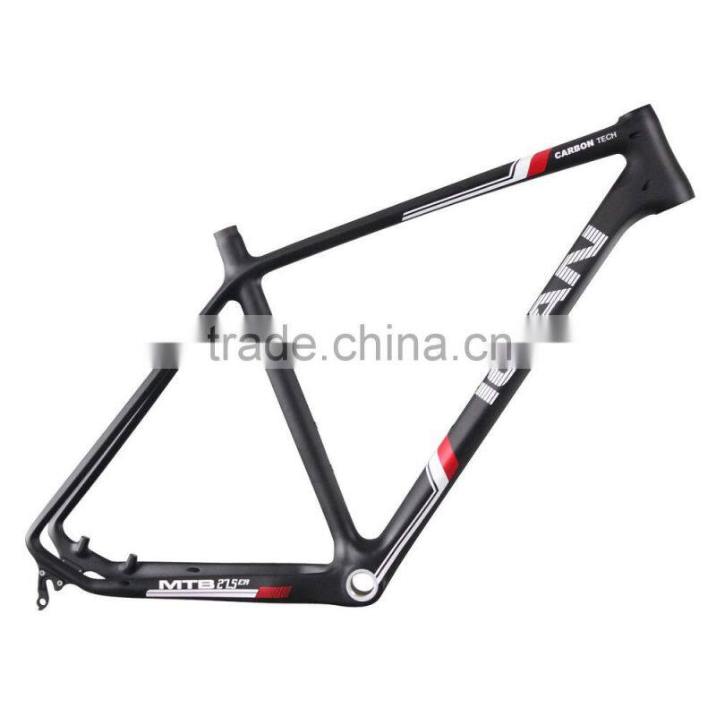 Wholesale 27.5er mtb carbon frame 650b for mountain bike, size in 15"/17'/19"/21"