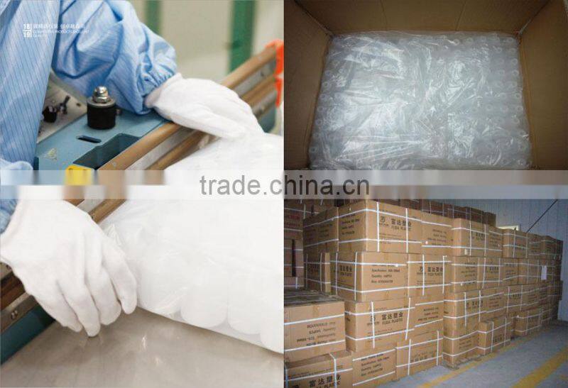 Food grade PP effervescent protein tablet container with caps made by GMP standard plant