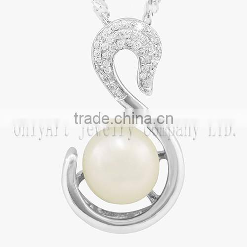 S925 sliver jewelry pearl pendants freshwater pearl girls pendants