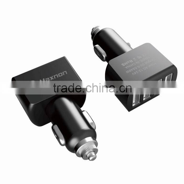 Best selling 5V 5.5A 4 ports usb car charger for smart phone and tablet