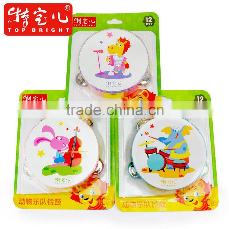 safe EN71 standard kids like rabbit play gutar animal band tambourine miniature musical instruments modern toys for children