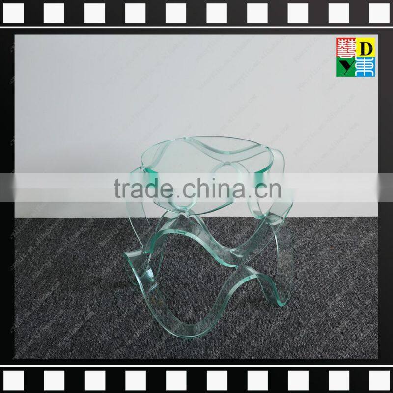 Elegant Creative Dual-use Transparent clear Acrylic living room coffee table or stool