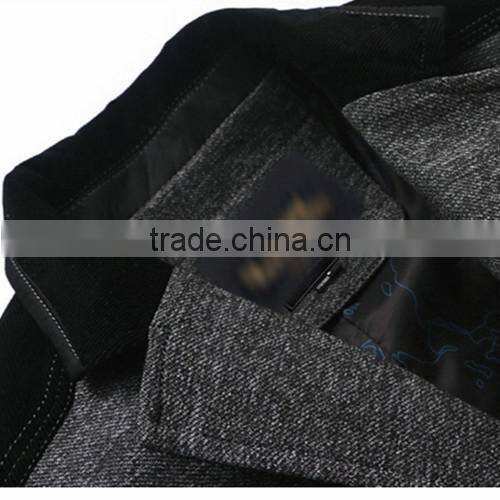 Lapel Classic Suit Men Jacket with 100% Polyester