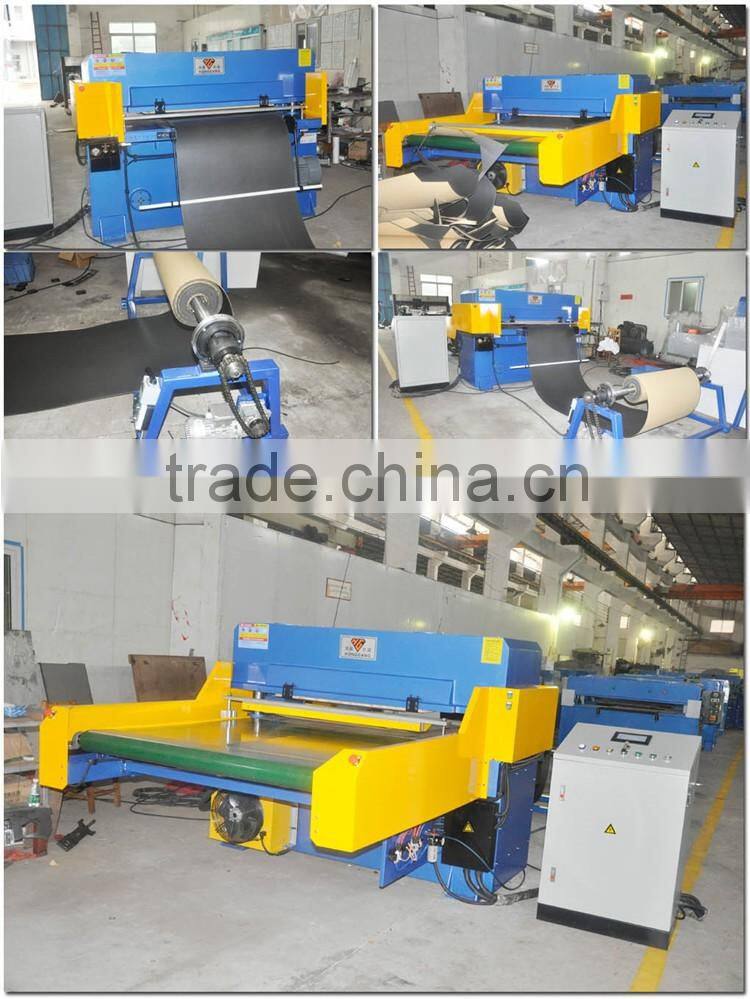 rolling to roll automatic feeding leather/fabric roll press machine