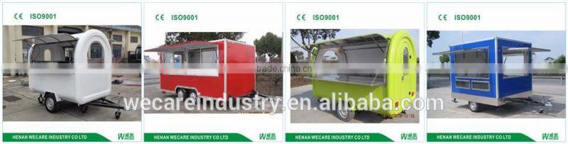 Portable food selling use mobile kitchen cart/truck