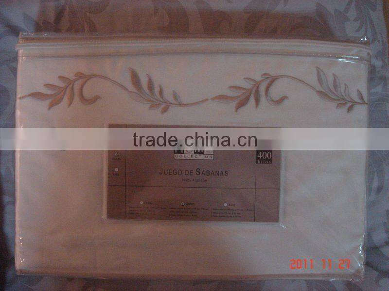 cotton white hotel bedding set