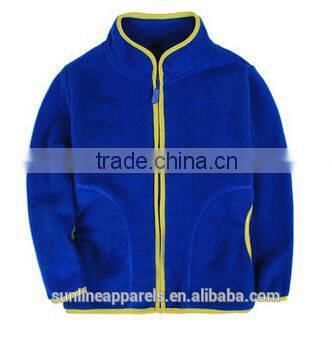 2015 soft polar fleece jacket for kids