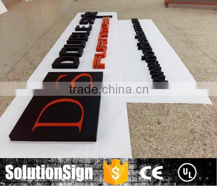 Custom led backlit stainless steel signs channel letters