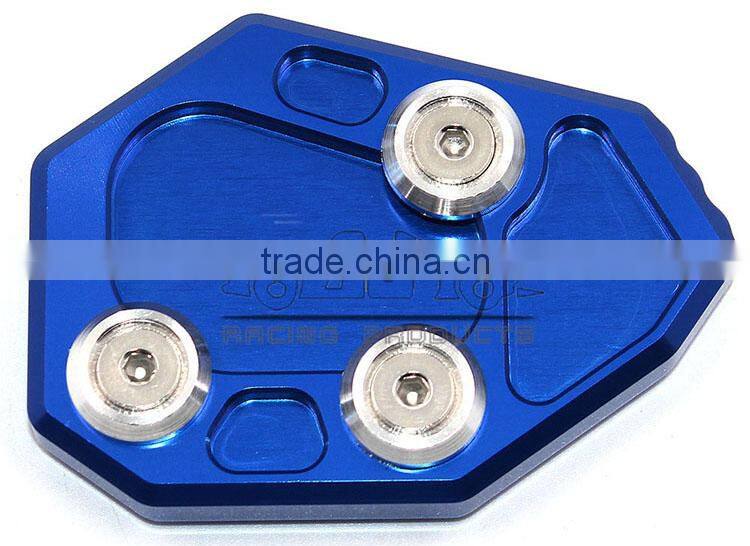 BJ-SSE-BM001 Performance CNC Aluminum Anodized Motorbike Motorcycle Side Stand Pad for BMW S1000RR 10-14