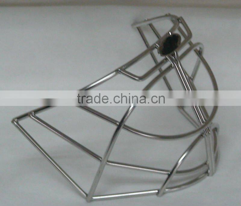 Ice hockey goalie helmet cage