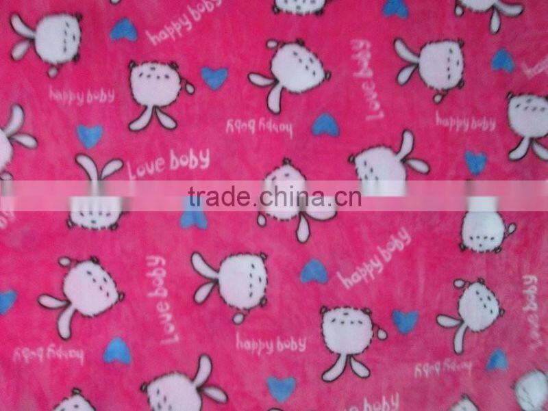 100% polyester flannel fleece fabric