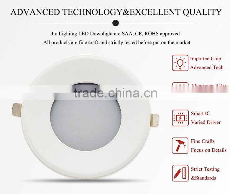 CRI 95 RA 5000K SAA Certificated 90mm Cutout Dimmable SAA LED Downlight 12W