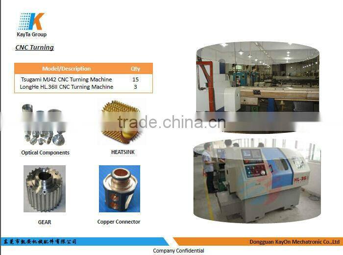 stainless steel aluminium copper bronze material process CNC machining turning China factory metal casting machine parts