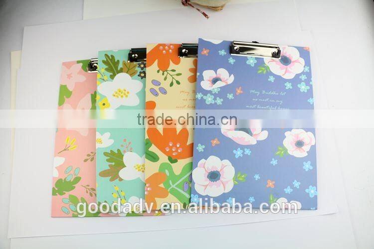A4 size HOT SALE Economic wooden clip board MDF Clipboard