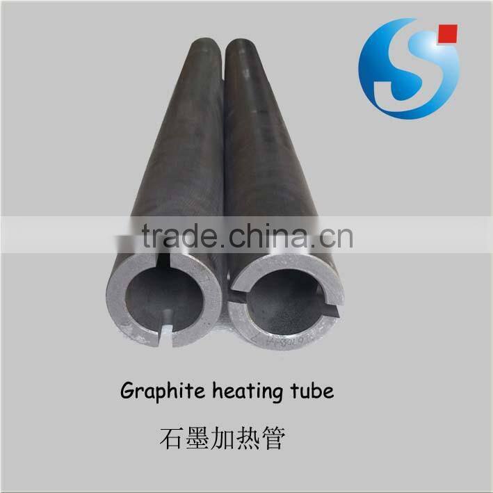 Graphite block and graphite rod