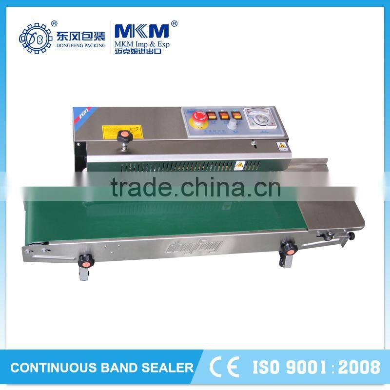 continuous semi automatic vertical bag sealing machine made in china DBF-770W