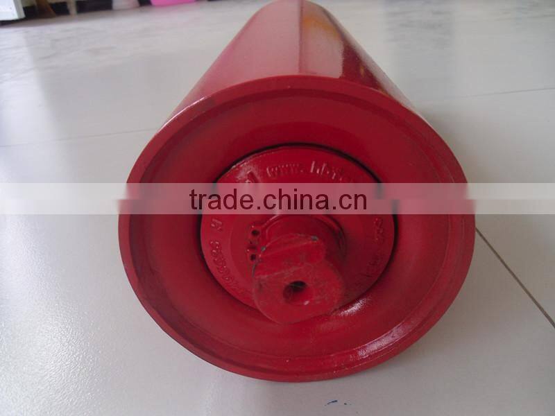Industry Widely Used 108mm Diameter Troughing Steel Idler For Conveying Cement