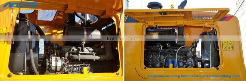 front end loader tractor with screening bucket