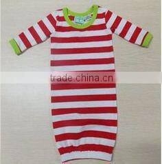 100 % Organic cotton kids striped Pajamas kids christmas pajamas wholesale