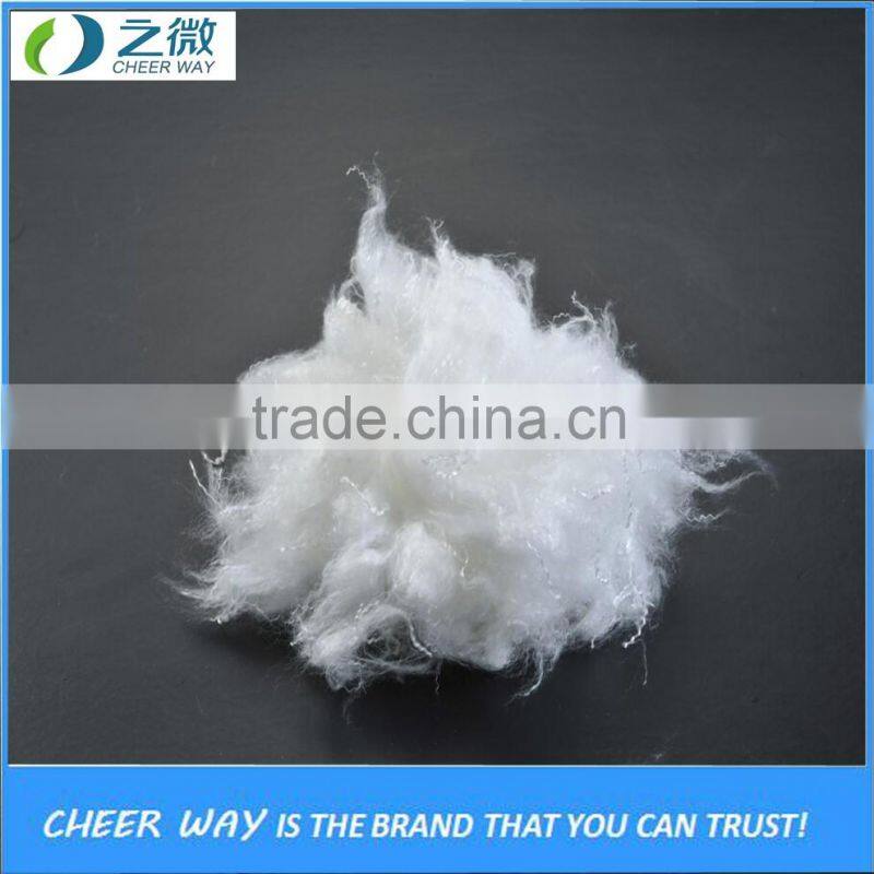 solid recycled polyester staple fiber