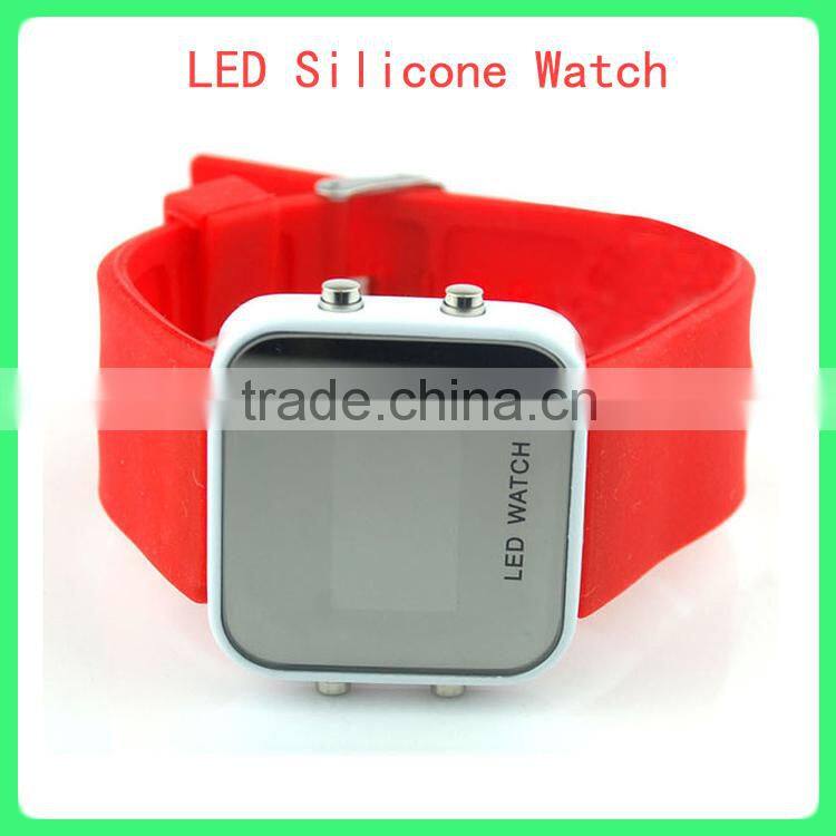 Silicone LED watch , men wrist watch