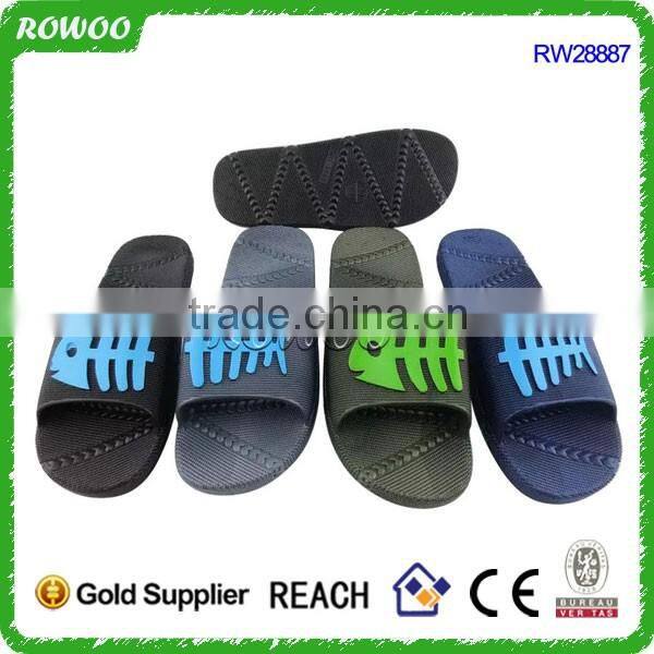Soft Men Custom China PVC Flip Flops Home sport slipper