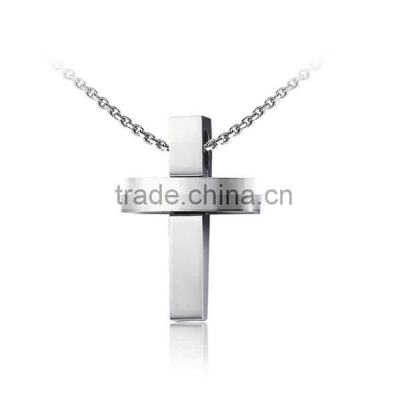 DAIHE stainless steel christian cross necklace pendant