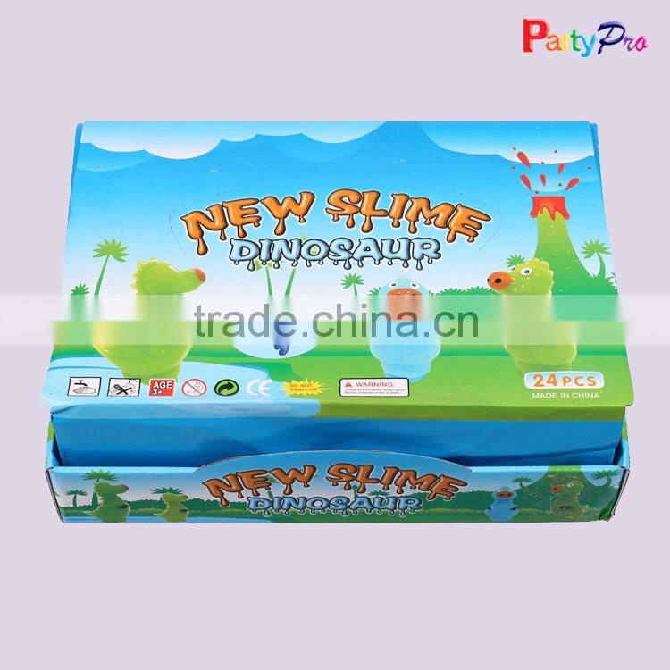 Hot Selling Color Crazy Crystal Oil Slime and Putty Dinosaur Shape Baby Game Toy