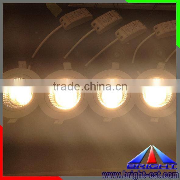 High Bright led housing light on ceiling, dimmable COB downlight led