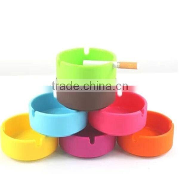 cheap fashion indoor silicone ashtray for promotional gift