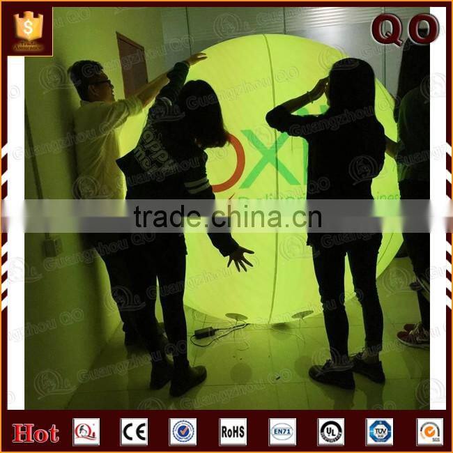 Huge printable inflatable helium sky balloon with led light