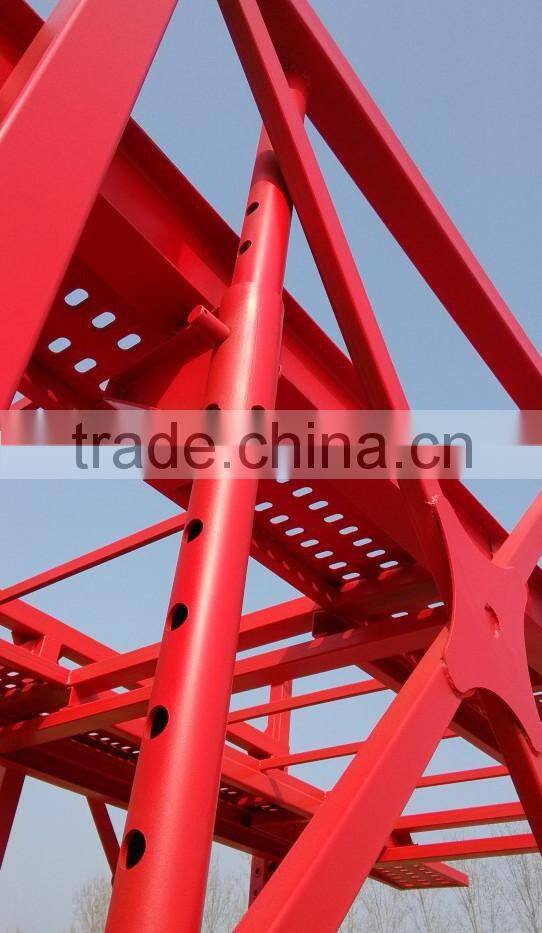 Double axles 6-32units frame structure car truck trailer for vehicle carrier