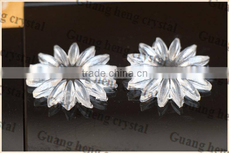 Household Crystal wall stick Crystal sunflower