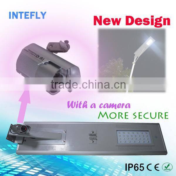 New design solar light with hidden camera solar led street light ip65 50W