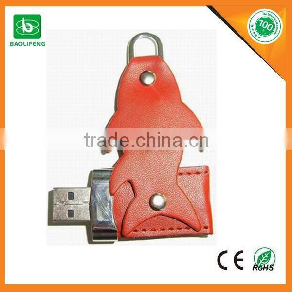 oem flash drive get free sample leather pen drive key chain