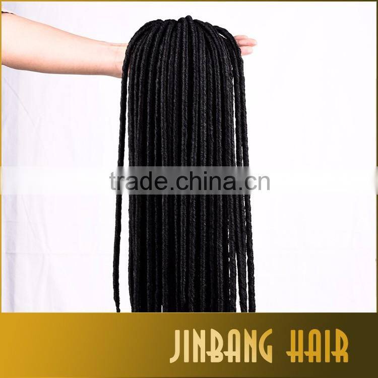 2016 wholesales fastest and easiest fauxlocs soft crochet twist 2x havana fauxlocs braid18"