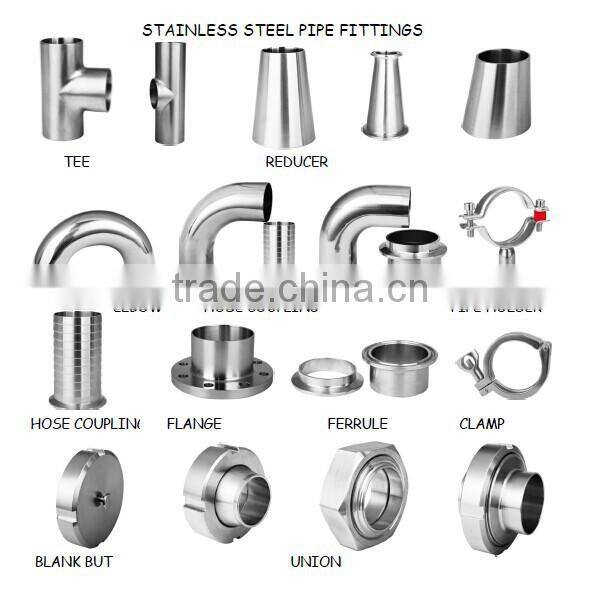 sanitary stainless steel welded sms union 304/316l