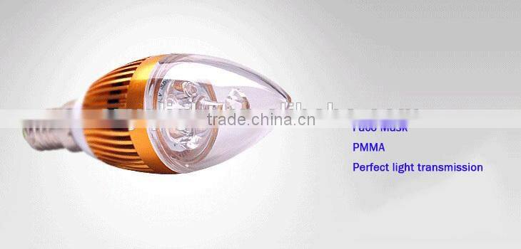 High Power LED Candle Bulb Light 3W, 4W, 5W